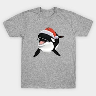 Orca Drawing Christmas Gift T-Shirt